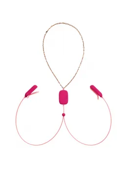 OhMiBod Sphinx Bluetooth Wearable Vibrating Clamps - App-Controlled, Black