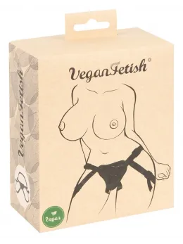Vegan Fetish Strap-On System S-L Adjustable, Leather-Effect, Vegan Material