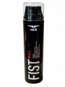 Mister B Fist Hot Hybrid Lubricating Jelly 200ml - Warming Formula