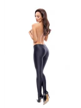 T800 Classic Shiny Opaque Tights Brilliant Black Size L