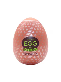 Tenga EGG Hard Boiled II Combo - Compact Intimate Device, Brown