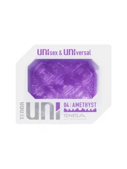 Tenga Uni Amethyst Sleeve - Unisex Flexible Intimate Accessory, Purple