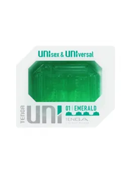 Tenga UNI Emerald Versatile Stretchable Sleeve, Soft Material, Eco Case