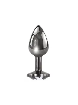 Playboy Pleasure Tux Small Aluminum Plug with Iconic Bunny Base