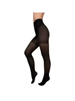 Bye Bra Control Slim 70 Den Black L Shaping Tights - Italian Design