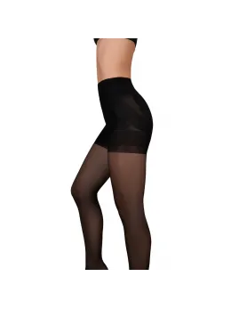 Bye Bra Power Up 40 Den Black S Shaping Tights with Tummy Control