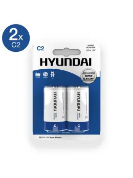 GP Super Alkaline C Batteries 1.5V LR14 2-Pack High Performance