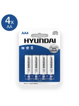 Super Alkaline AA Batteries 4-Pack - Long-Lasting Power Cells