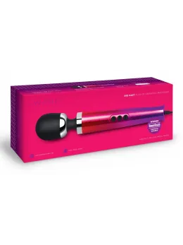 le Wand Diecast Plug-In Ombre Compact Massage Wand, 20 Modes, Silver