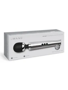 Le Wand Die Cast Rechargeable Silver Massage Wand - Compact & Powerful