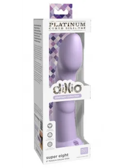 Dillio Platinum Super Eight 21cm Silicone Intimate Device Purple
