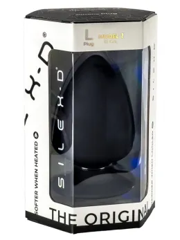 SilexD Premium Silicone Plug L - Temperature Play, 13 cm, Black