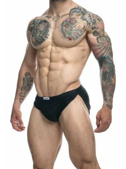 Justin+Simon Running Short Chloride-Resistant Athletic Swimwear Black M