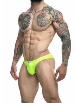 Justin+Simon Classic Bikini Men’s Chlorine-Resistant Swim Briefs Black M