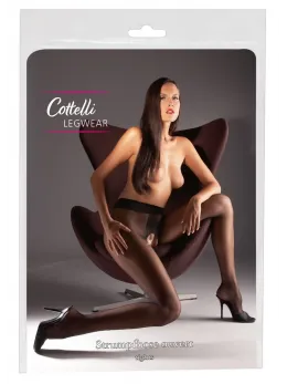 Cottelli LEGWEAR Tights Black 20 Den Open Design Size 3