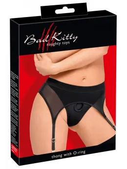 Bad Kitty 2XL Strap-On Thong with Adjustable Suspender Belt