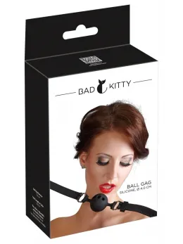 ZADO Silicone Gag Medium - Black Adjustable Strap, 4 cm Diameter