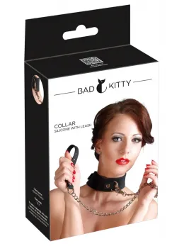 ZADO Silicone Neck Collar with Adjustable Riveted Straps, Black