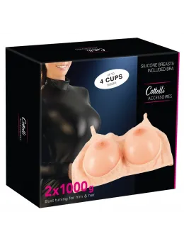 You2Toys Silicone Chest Enhancer with Adjustable Bra, Natural, 75-85 cm