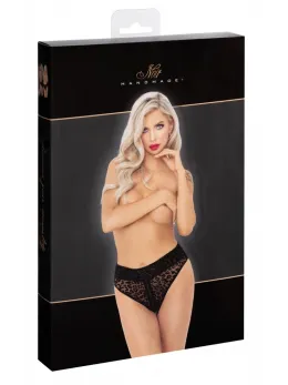 Noir Handmade Leo High-Waist Panty with 3-Way Zip, Size M
