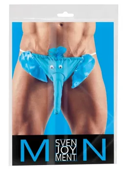 You2Toys Men’s Elephant Design Briefs S-L, Polyester, Grey, Fun Style