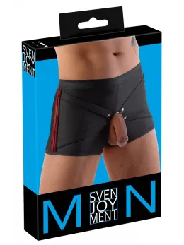 Svenjoyment Boxer Briefs Black/Red S with Swappable Metal Ring