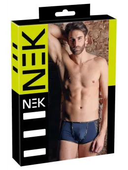 NEK Men's Microfibre Pants L Black-Silver Contrast, Stretch Fit