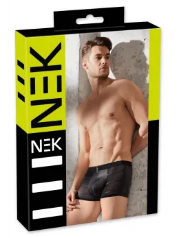 NEK Men's Matte Finish Powernet Pants S with Decorative Zip