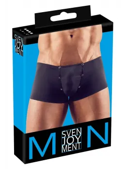 NEK Men's Stretch Mesh Pants S Black - Press Stud Pouch, Breathable