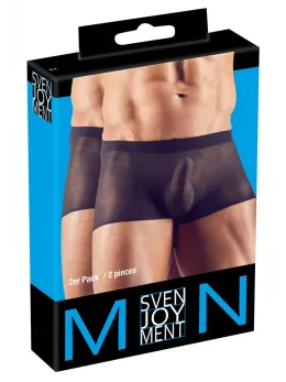 Svenjoyment Men's Transparent Stretch Pants 2-Pack S-L Polyamide