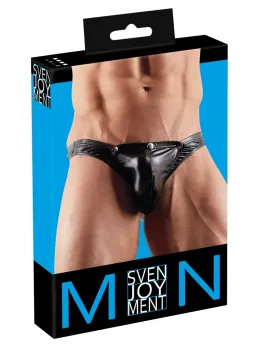 ZADO Men's Black Stretch Briefs with Removable Pouch S