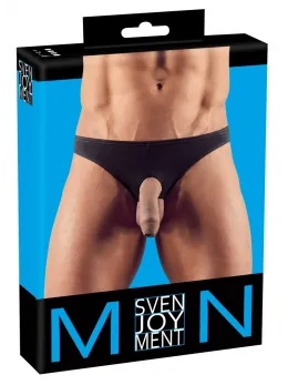 NEK Men's Anatomical String L Black - Stretch Polyamide Blend