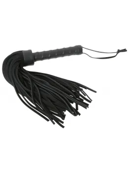 ZADO Leather Flogger 37 cm - Premium Full-Grain Leather Impact Tool