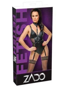Cottelli Collection Lamb Nappa Leather Body XL with Removable Straps