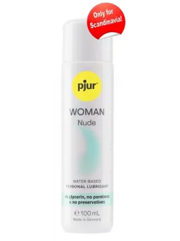 pjur Woman Nude Water-Based Lubricant 100 ml - Gentle Formula
