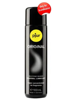 pjur ORIGINAL Silicone Lubricant 100ml - Long-Lasting, Hypoallergenic