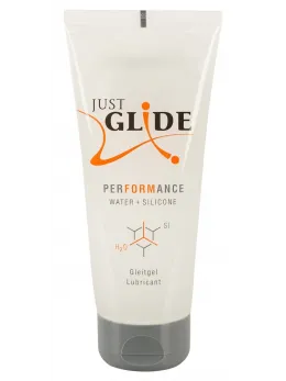 Just Glide Performance Lubricant 200ml - Water-based & Silicone Hybrid