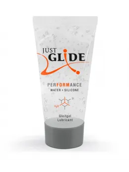 Just Glide Performance Hybrid Lubricant 20 ml, Vegan, Water-Based Formula