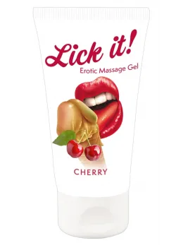 Orion Lick it! Intimate Gel Wild Cherry Fragrance 50ml Vegan Formula