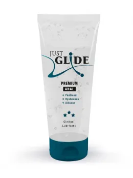 Just Glide Premium Anal Gel 200ml with Hyaluronic Acid & Panthenol