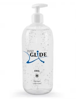 Just Glide Anal Water-Based Lubricant 500 ml - Long-Lasting Formula