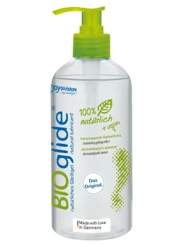 BIOglide 500ml Vegan Organic Water-Based Lubricant, Odourless, pH Balanced