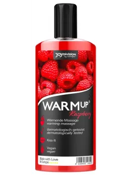 Joydivision WARMup Massage Liquid Raspberry 150ml - Warming Formula