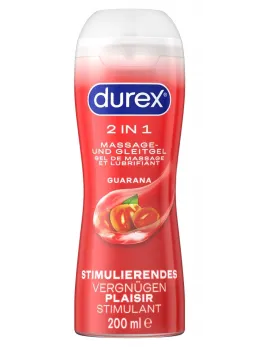 Durex Play 2in1 Massage Gel Guarana 200ml - Water-Based, Vegan