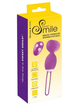 Sweet Smile RC Rotating Love Ball Silicone Pink 16cm