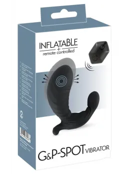RC+ Inflatable G&P Spot Vibrator with Remote, Adjustable Size, 12cm