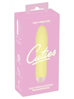 Cuties Mini Intimate Massager Yellow 7-Mode Waterproof 13.2 cm