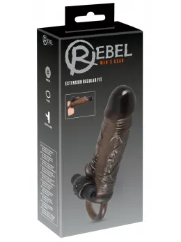 Rebel Extension Regular Fit Intimate System with Vibro-Bullet, 19 cm