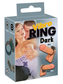 You2Toys Vibro Ring Dark - Flexible Intimate Ring with Mini-Vibration