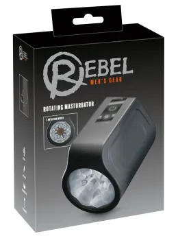 Rebel Rotating Intimate Device 7 Modes Waterproof Black 12.2 cm